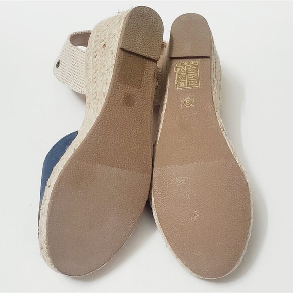 Tru Comfort Foam Journee Monte Espadrilles Womens size 8 closed toe Wedge NWOT - Picture 7 of 8